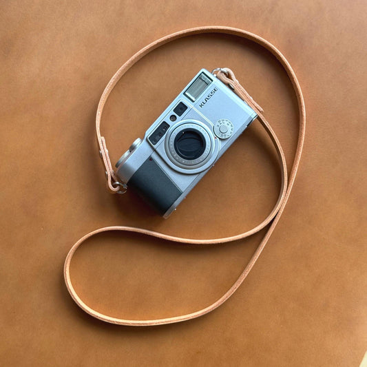Slim Leather Camera Neck Strap