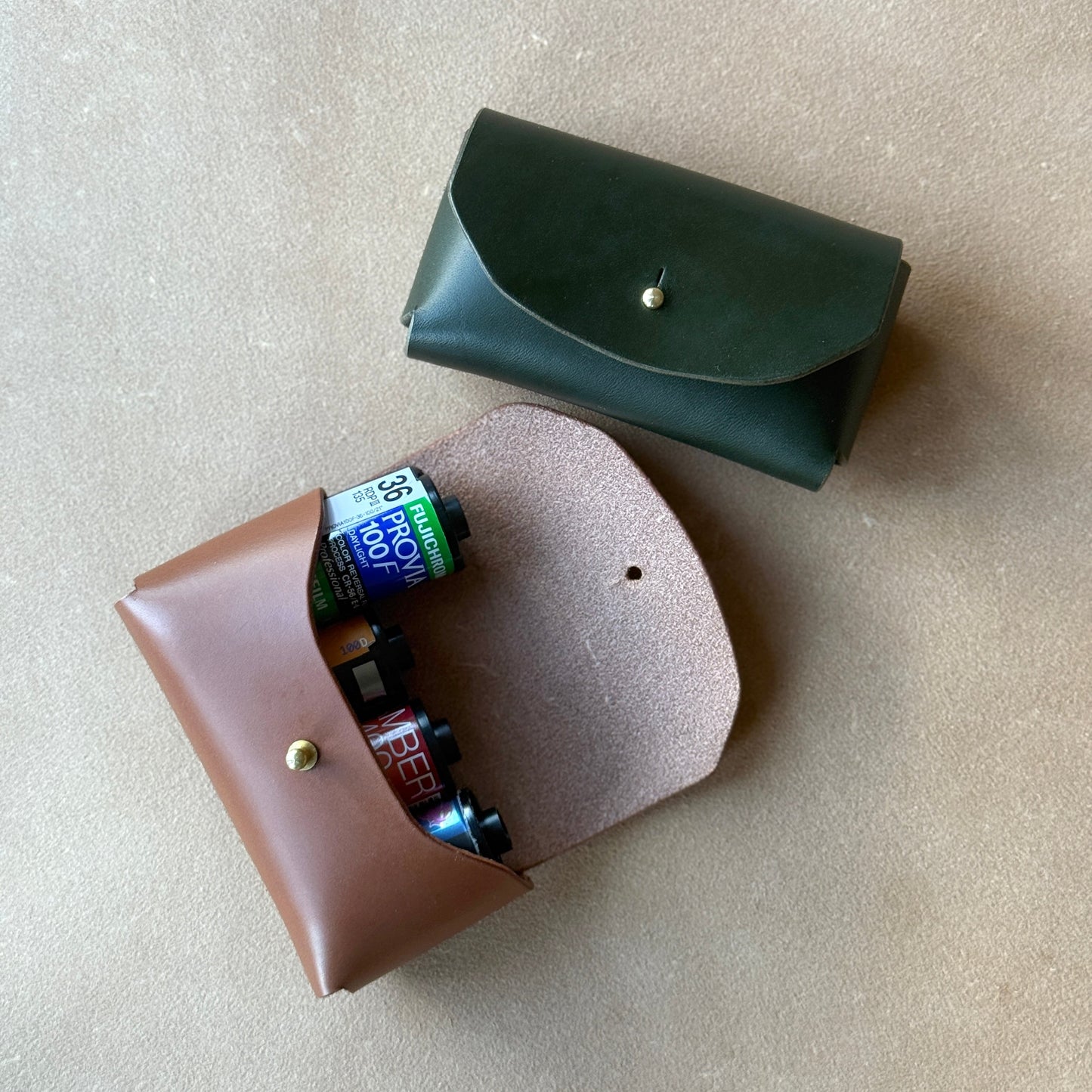 Leather 35mm Film Roll Case (4 rolls)