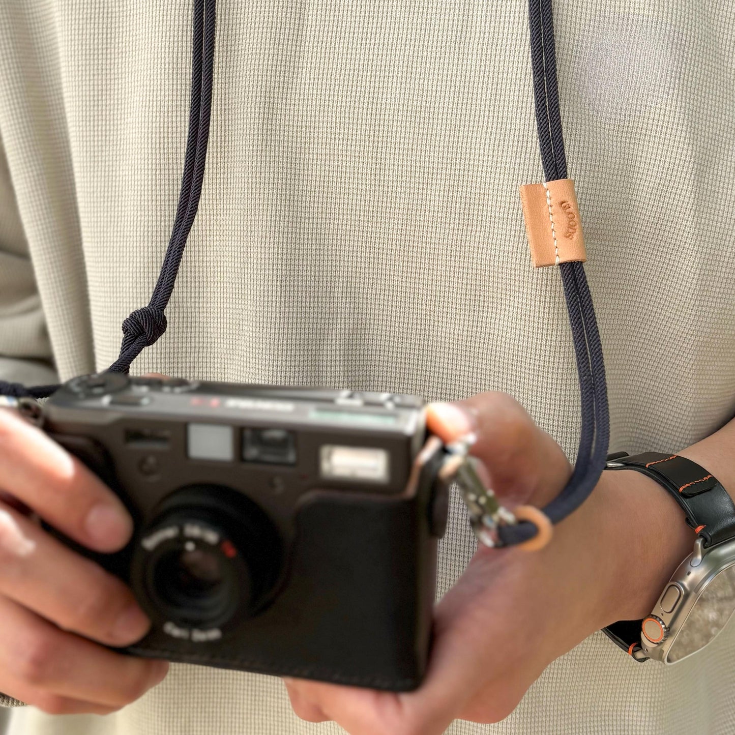 Adjustable Leather Camera & Phone Lanyard