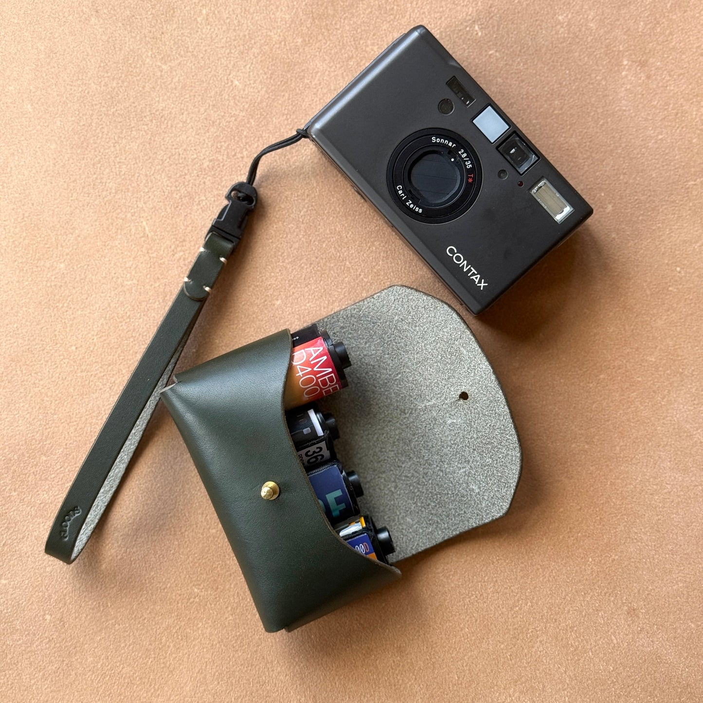 Leather 35mm Film Roll Case (4 rolls)