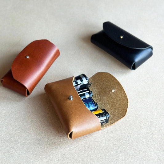 Leather 35mm Film Roll Case (4 rolls)