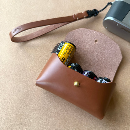 Leather 35mm Film Roll Case (4 rolls)
