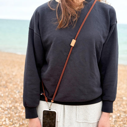 Adjustable Leather Camera & Phone Lanyard